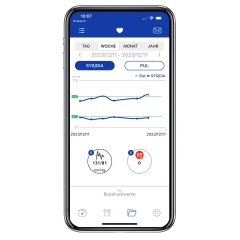 Studio shot of Smartphone iphoneX with blank white screen for Infographic Global Business Marketing investment Plan, mockup model similar to iPhone 11 Pro Max.