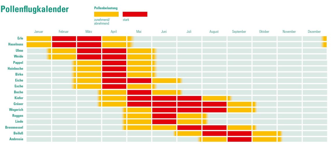 Pollenflugkalender 